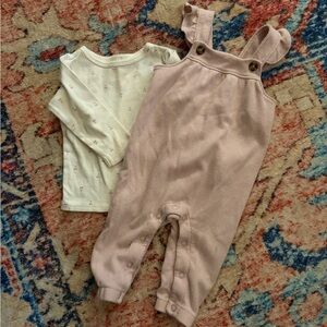 Carter's Light Pink Kids Overalls